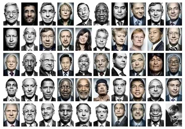 Портреты мировых политических деятелей